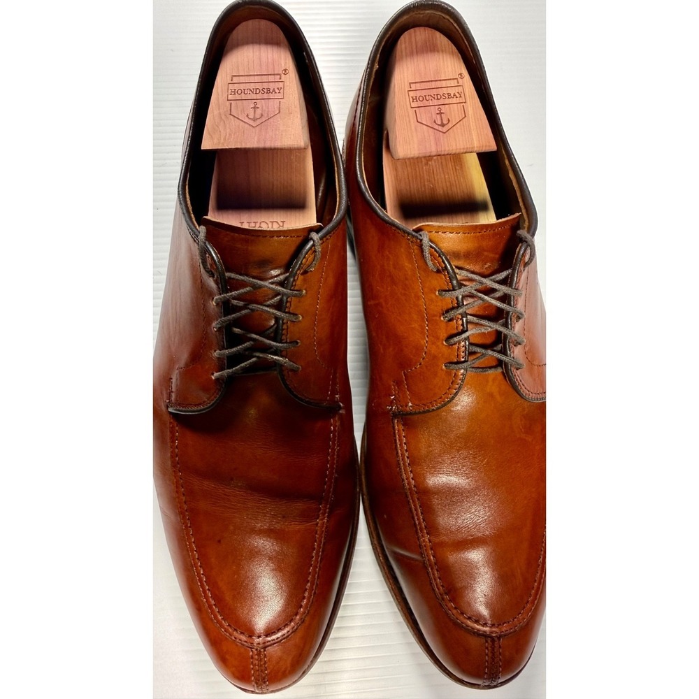 Allen Edmonds LaSalle Split Toe Derby Shoes Men's 11.5 D Brown Leather Made USA